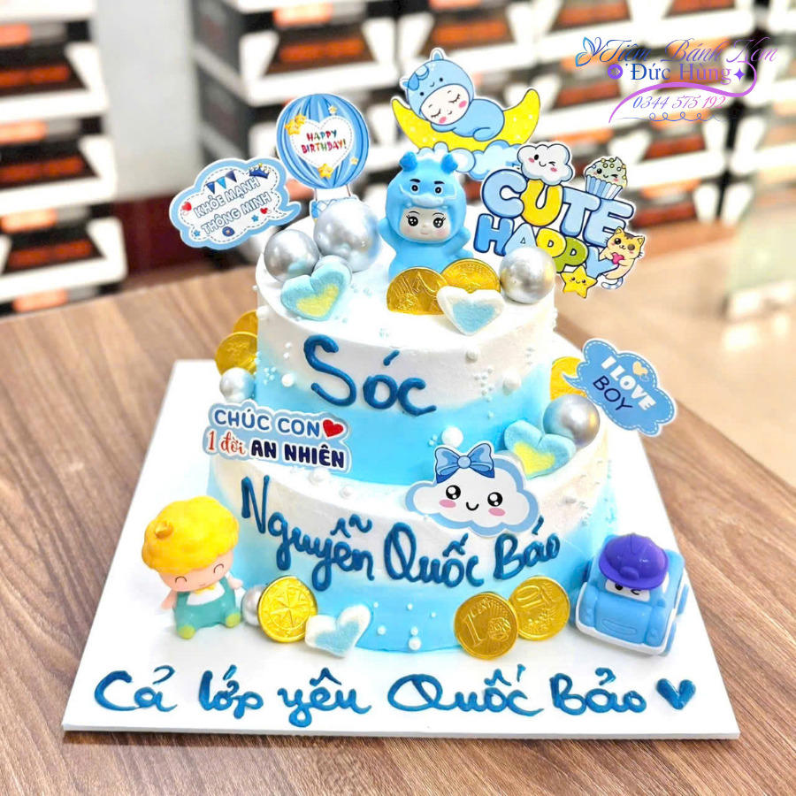 Bánh Kem Cho Bé 2 Tầng